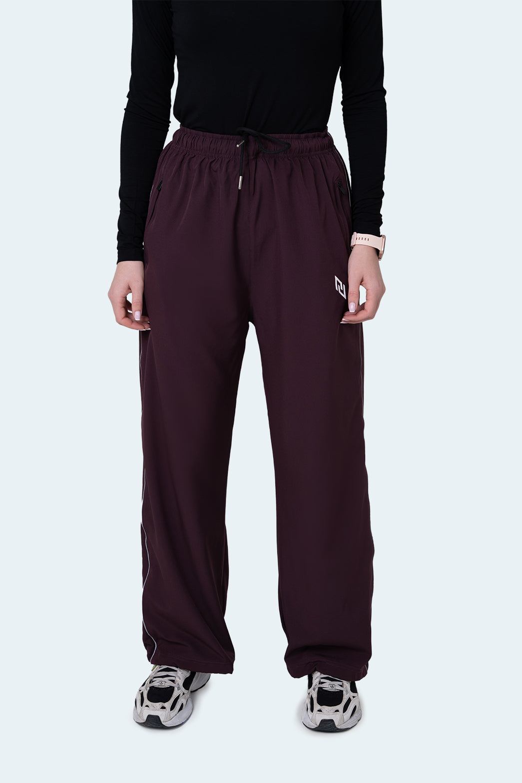 Airlite Lightweight Loose Fit Joggers — Chocolate Plum