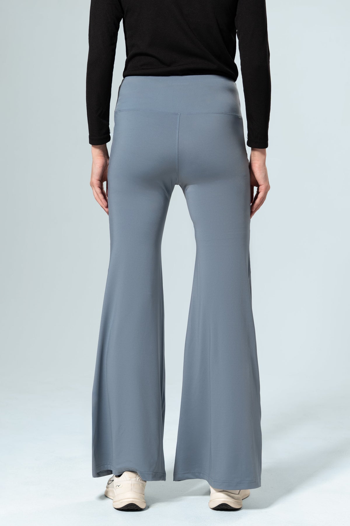 Essential Flared Modest Leggings — Stone