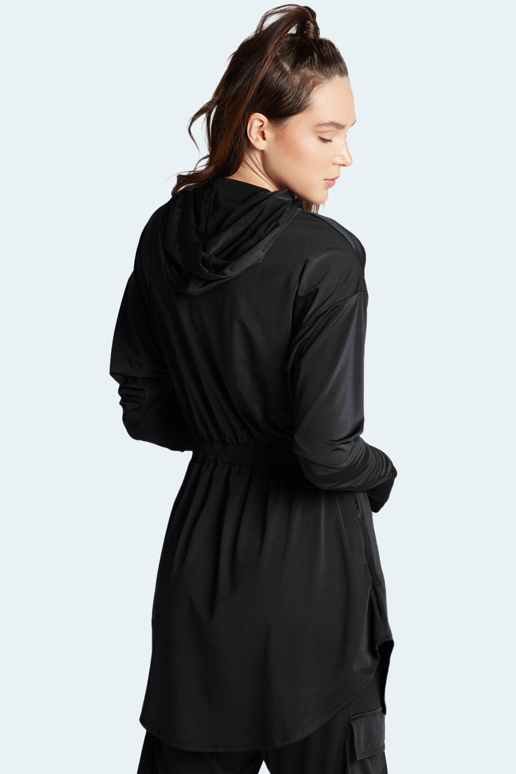 Pro Active Modest Workout Top — Black