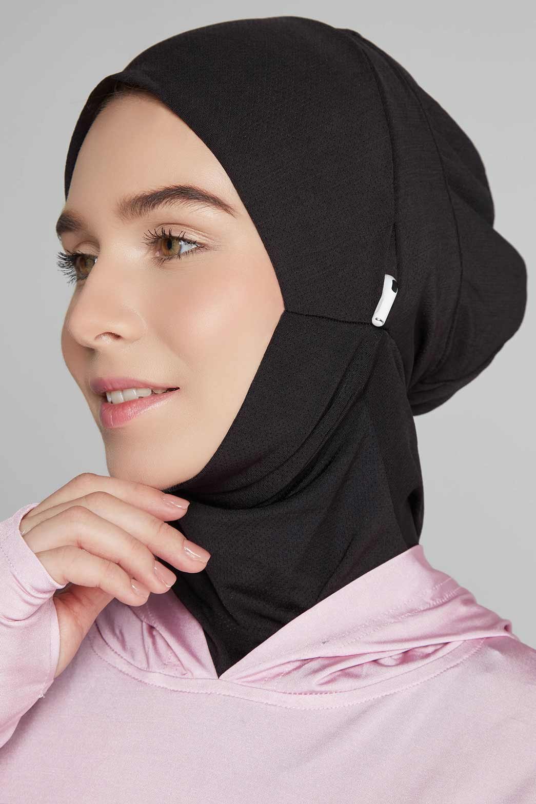 Ethereal Hijab Black